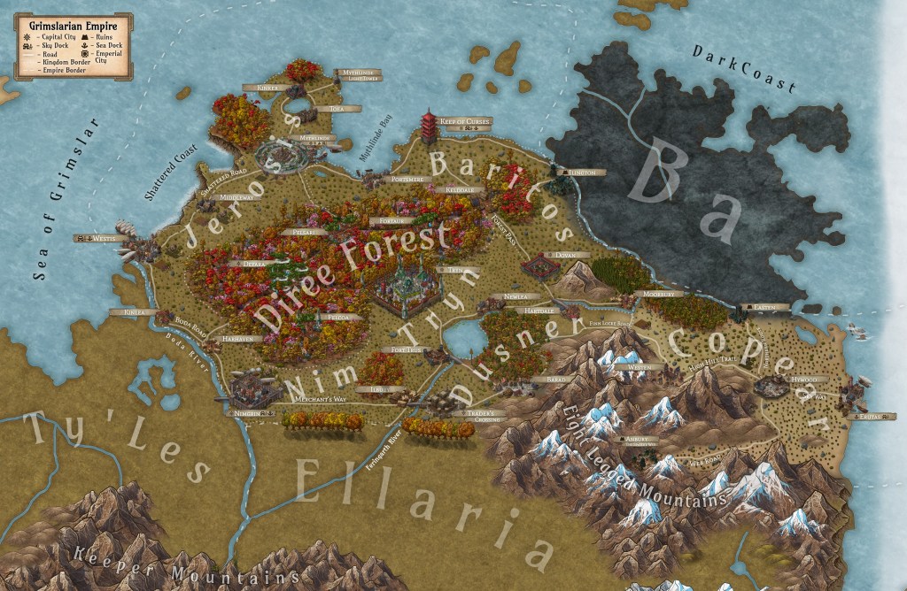 Grimslarian Empire Map